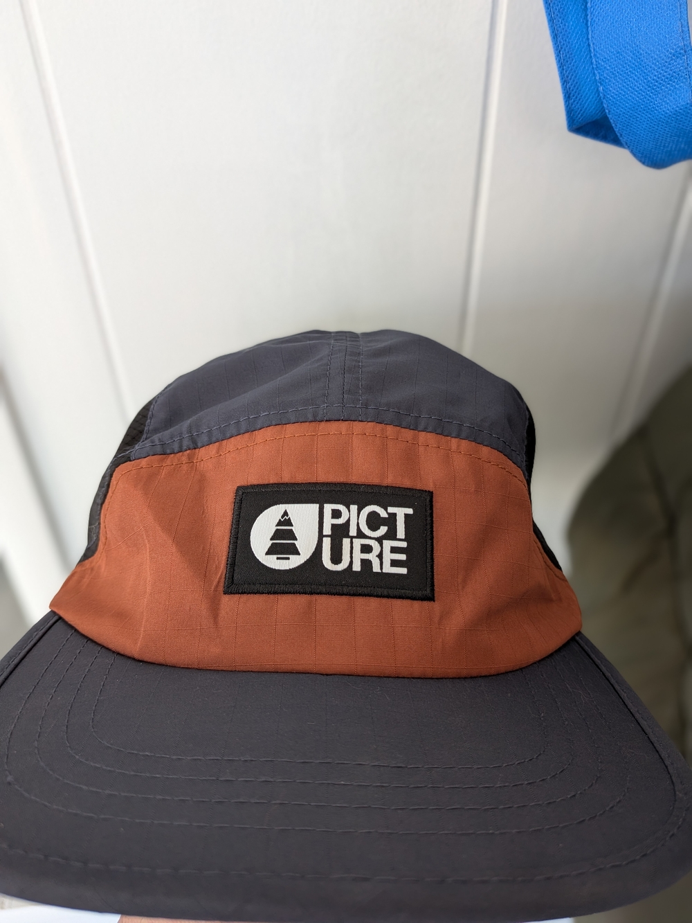 Picture Brand Two-Tone Rust and Charcoal Five-Panel Cap